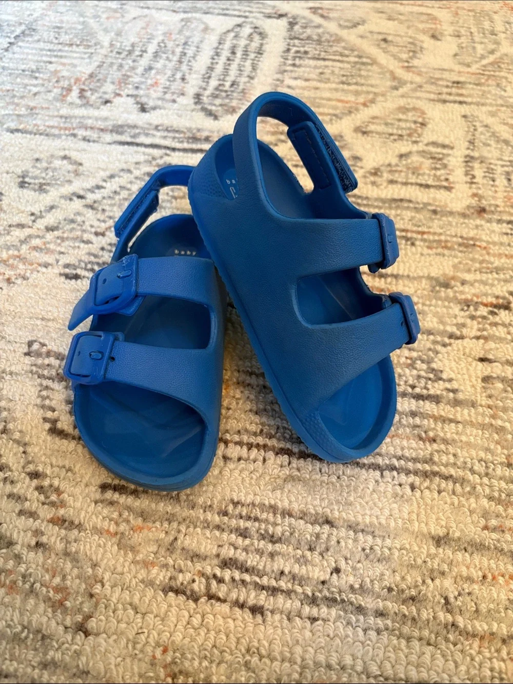 GAP Kids Royal Blue Double Buckle Sandals